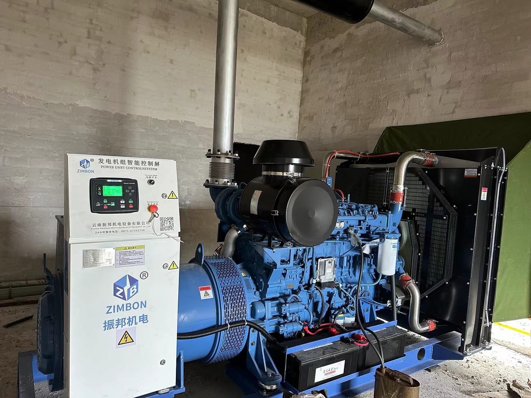 地下室發電機組排煙系統的合理安裝方法